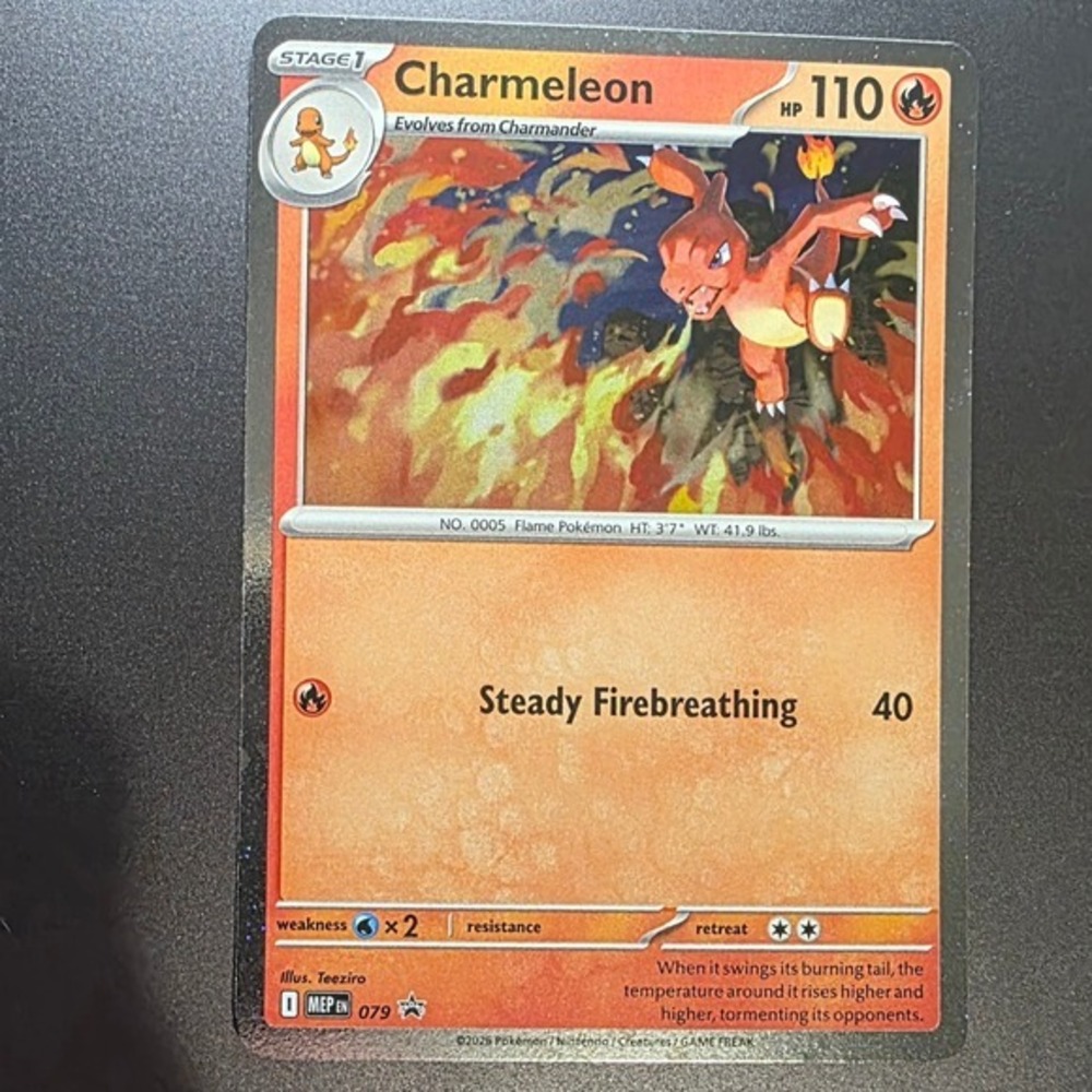 Charmeleon 079 MEP Promo Black Star Cosmos Holo NM Pokemon Card